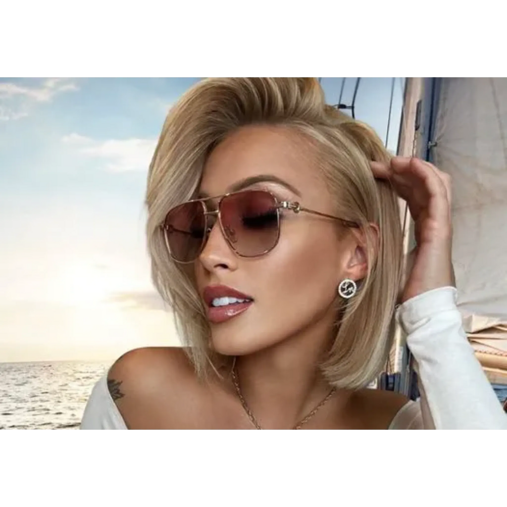 Laurice Noire LN Logo Earrings – Gold