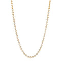 Bezel Set Diamond Pear Tennis Necklace