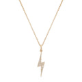 Diamond Lightning Strike Necklace