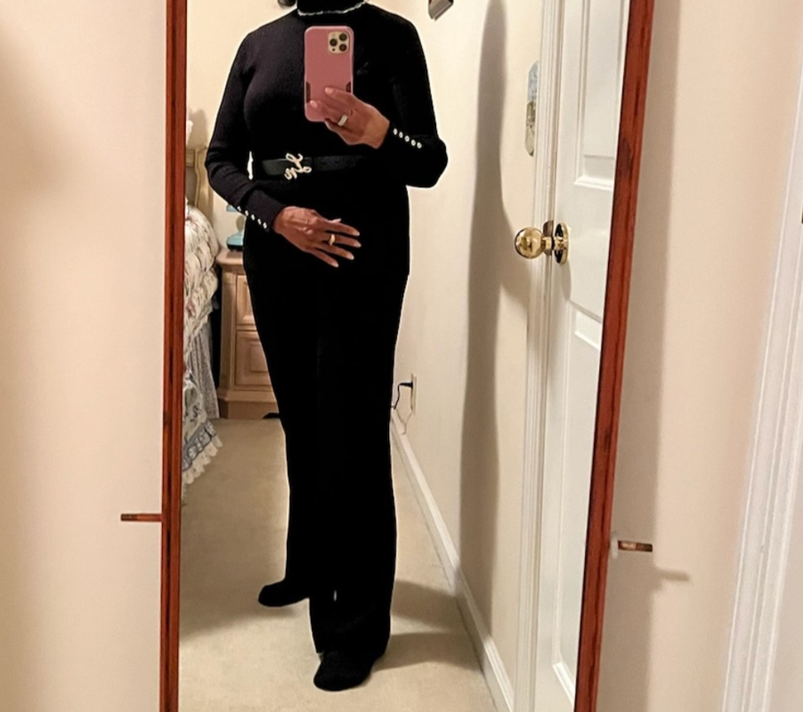 Laurice Noire LN Genuine Leather Logo Belt - Silver