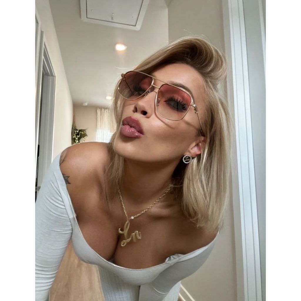 Laurice Noire Lenoah Rose Gold Polarized Sunglasses