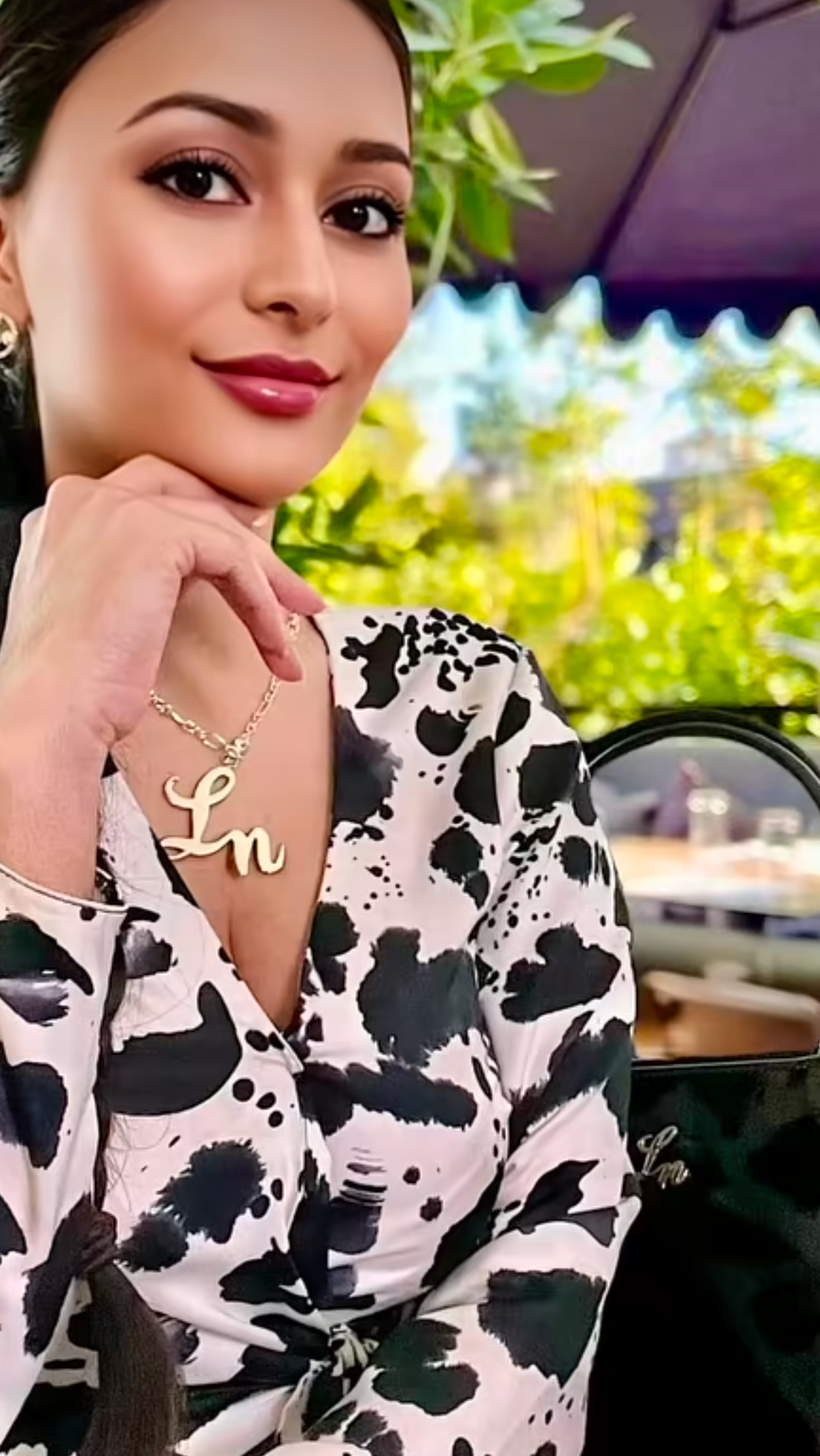 Laurice Noire LN Logo Earrings – Gold