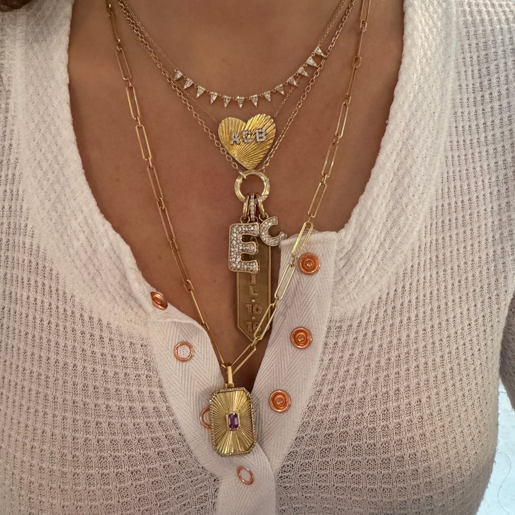 Family Heirloom Charm Holder Chain Necklace