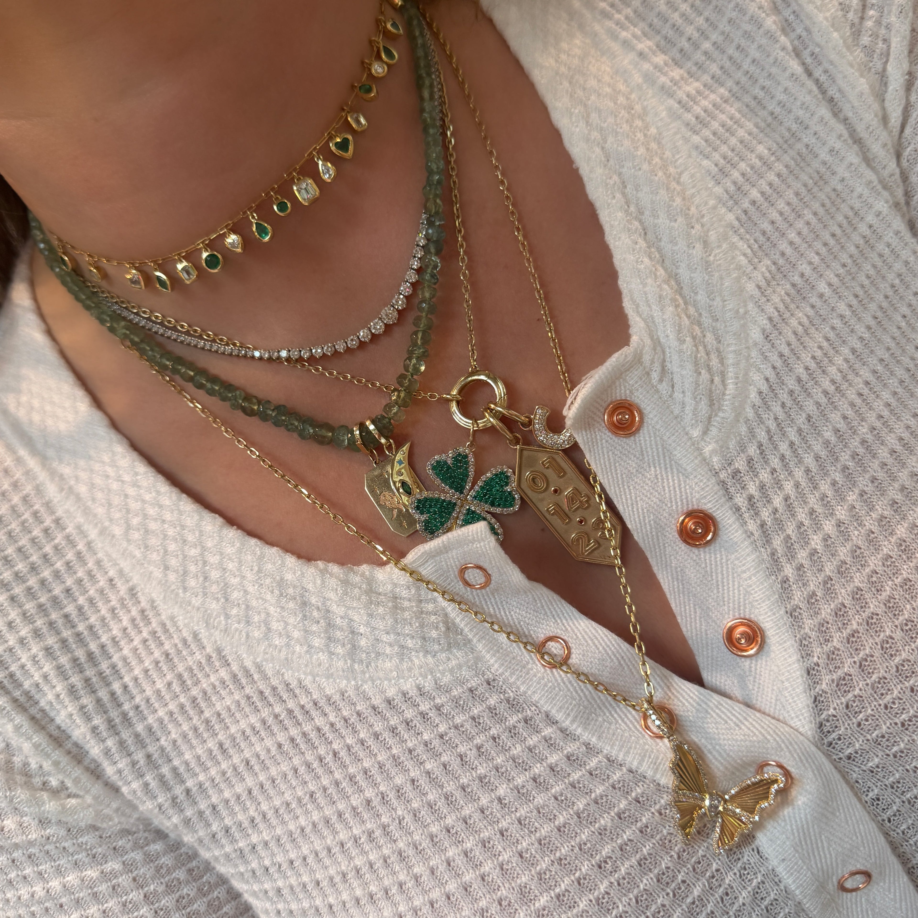 Family Heirloom Charm Holder Chain Necklace