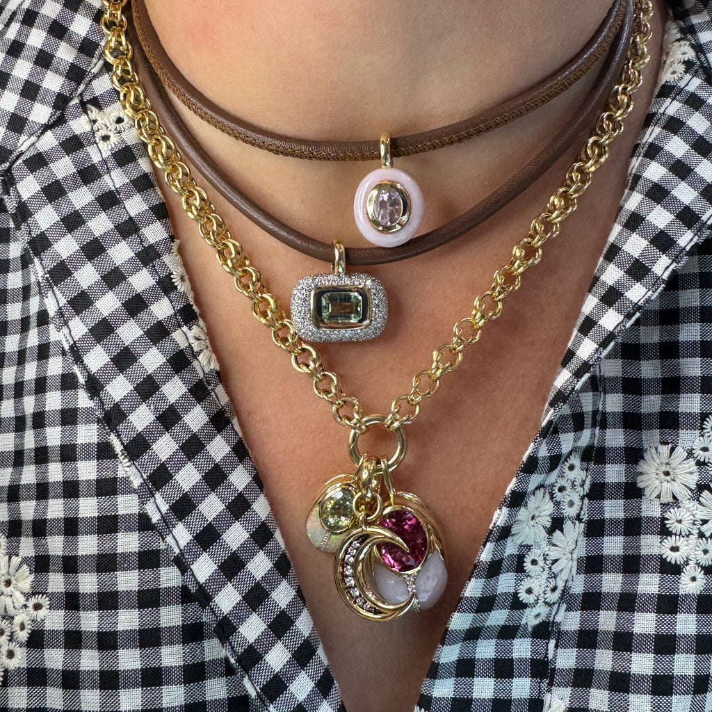 Double Italian Napa Torque Necklace