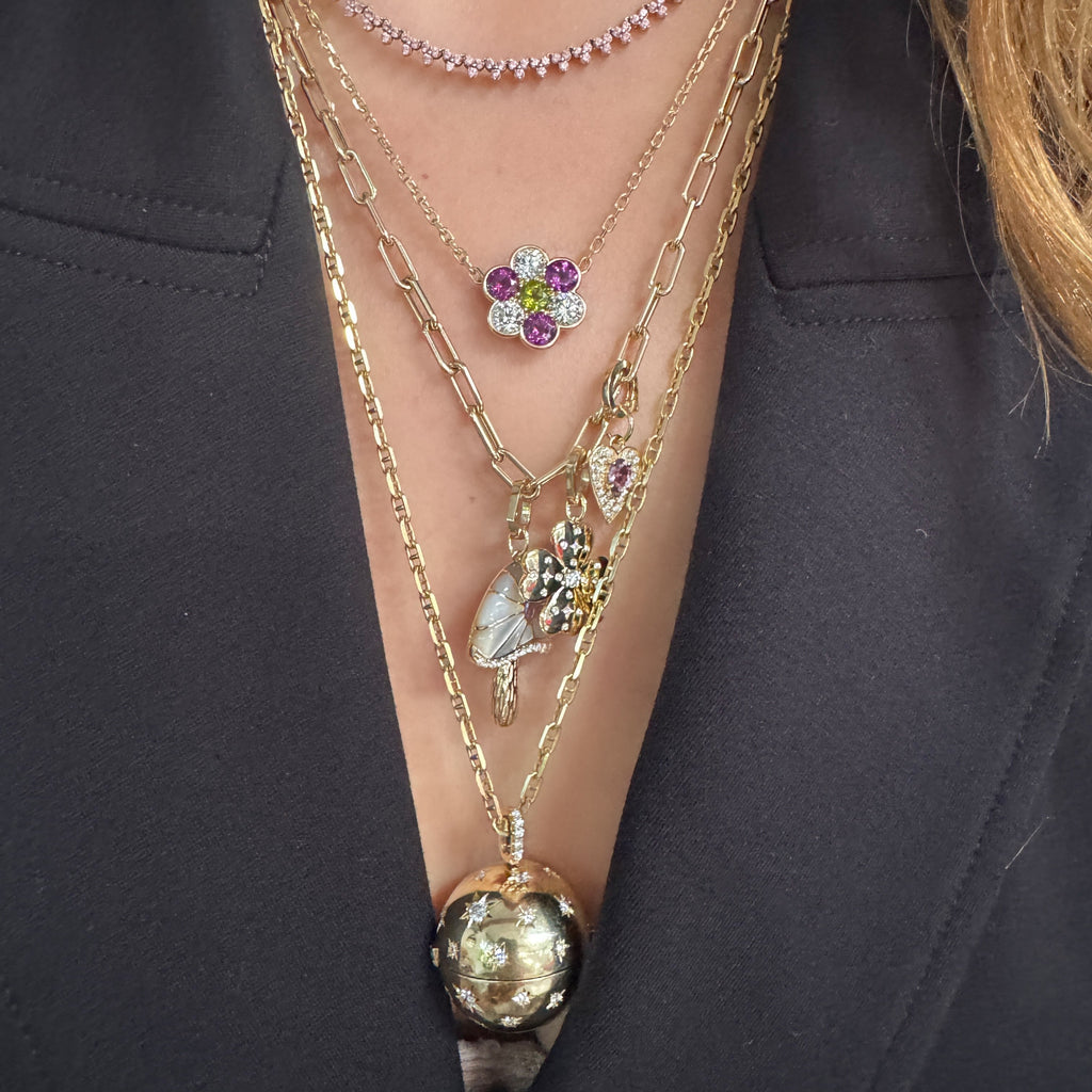 Family Blooms Pendant Flower Necklace