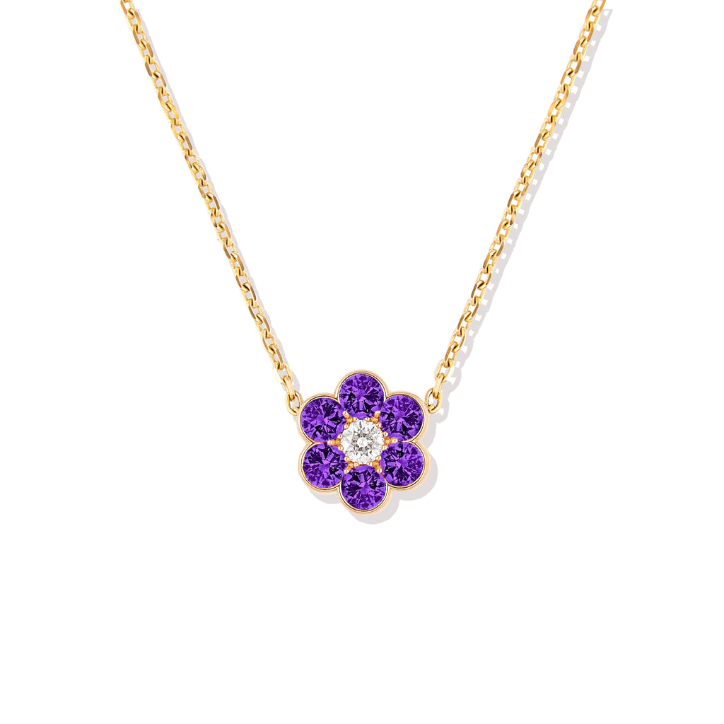 Family Blooms Pendant Flower Necklace