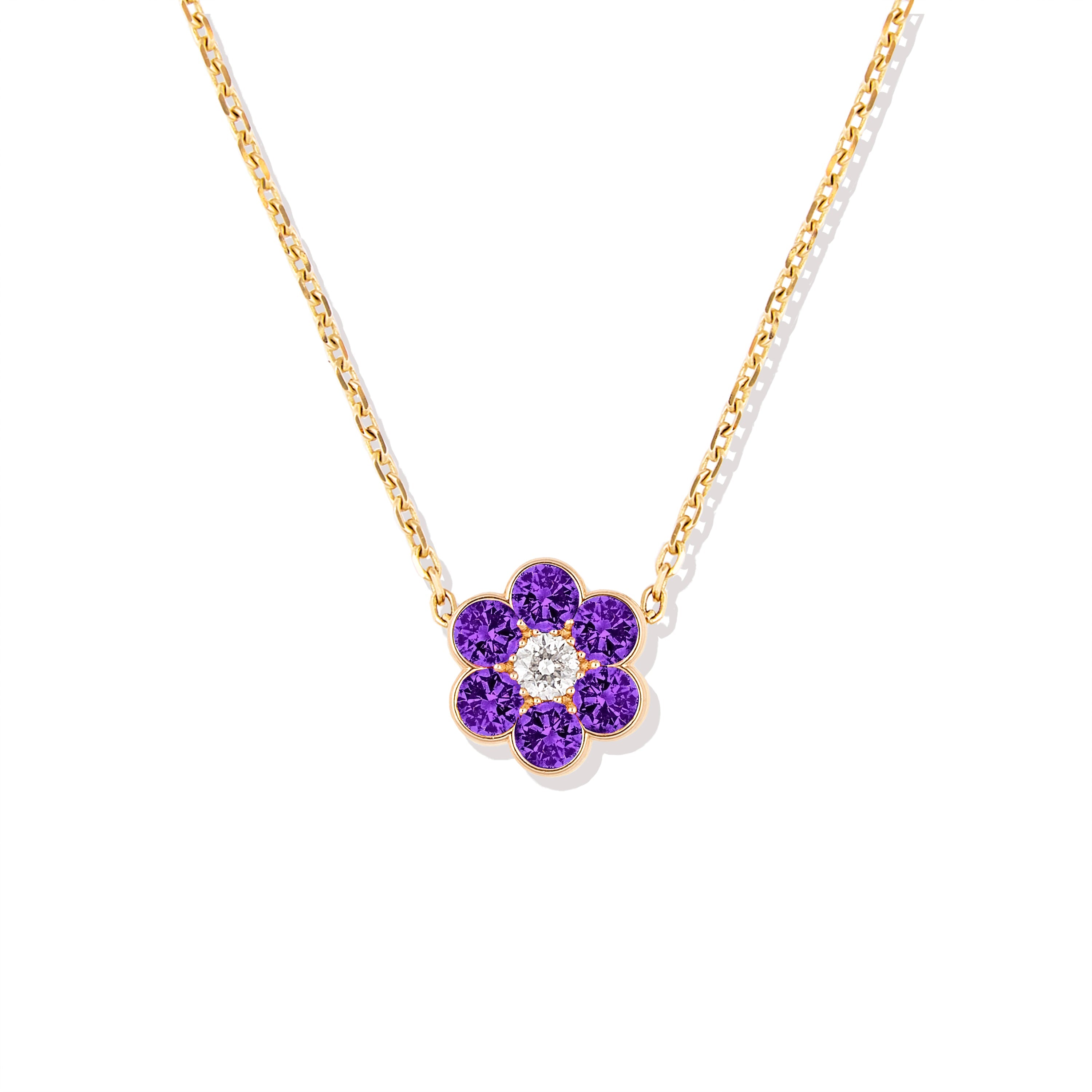 Family Blooms Pendant Flower Necklace