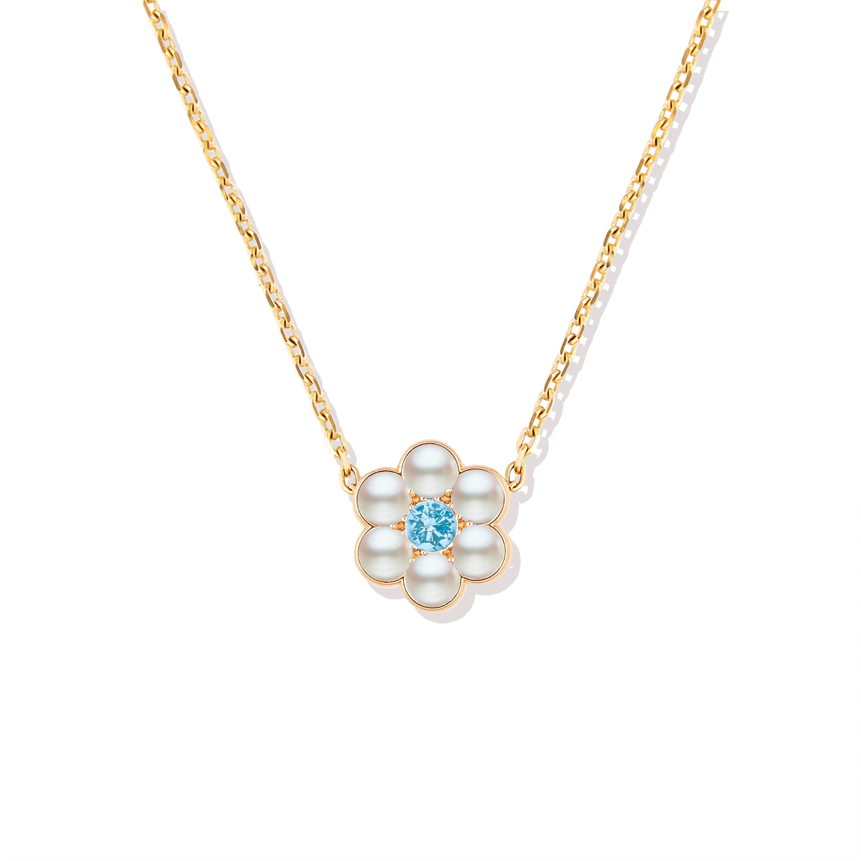 Family Blooms Pendant Flower Necklace