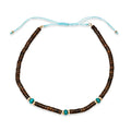 Bronzite and Turquoise Beaded Necklace