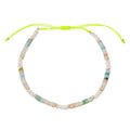 Agate and White Jade Beaded Necklace