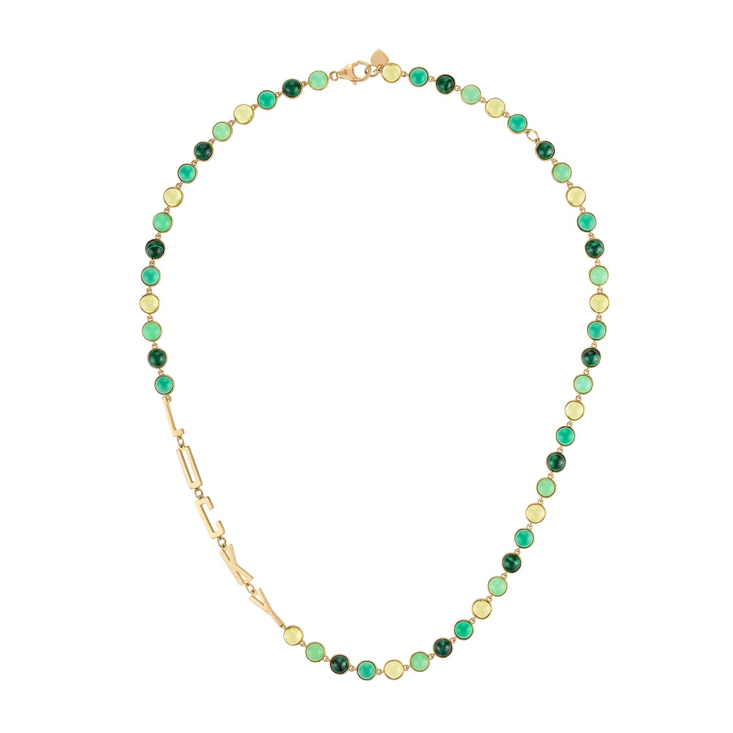 Cabochon Candy Mantra Necklace