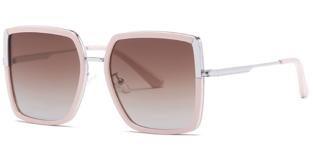 Georgia Polarized Sunglasses- Beige