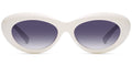 Amy Polarized Sunglasses- White