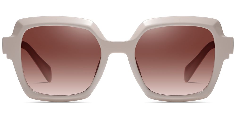 Cheryl Polarized Sunglasses- White